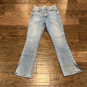 Alice + Olivia Straight Leg High Rise Size 25